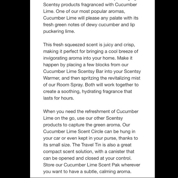 RARE-(1) COCONUT COTTON &(1) CUCUMBER LIME Scentsy - Picture 5 of 8